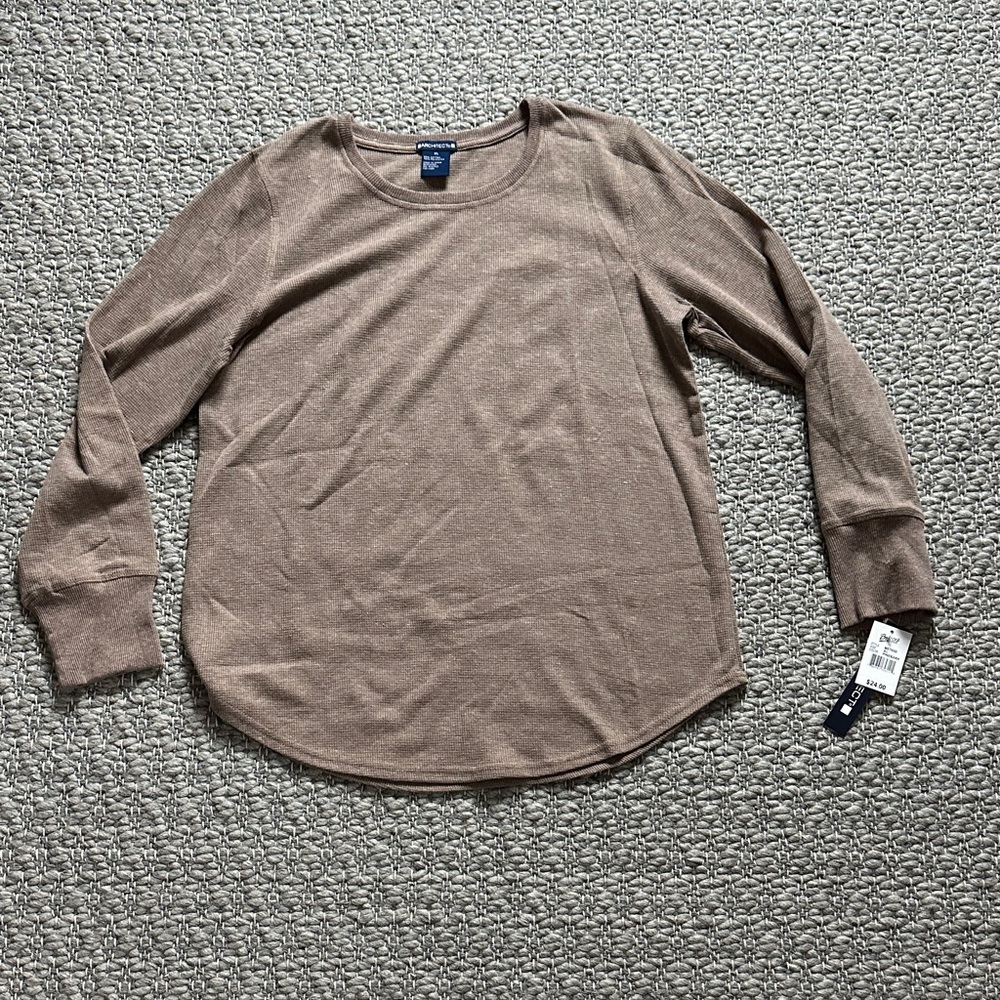 BRAND NEW Architect Taupe Long Sleeve Shirt